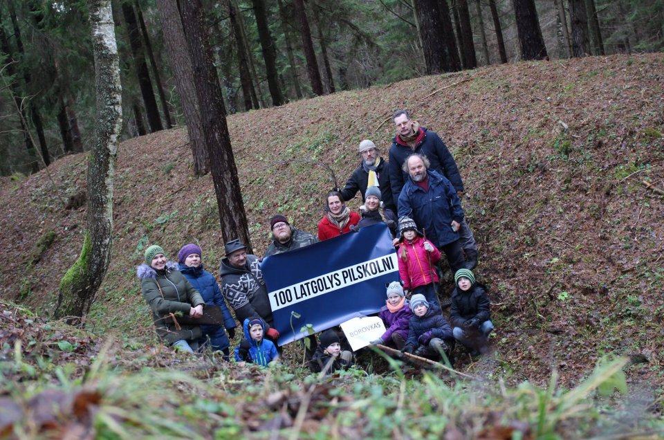 100 Latgales pilskalni. Borovkas pilskalns