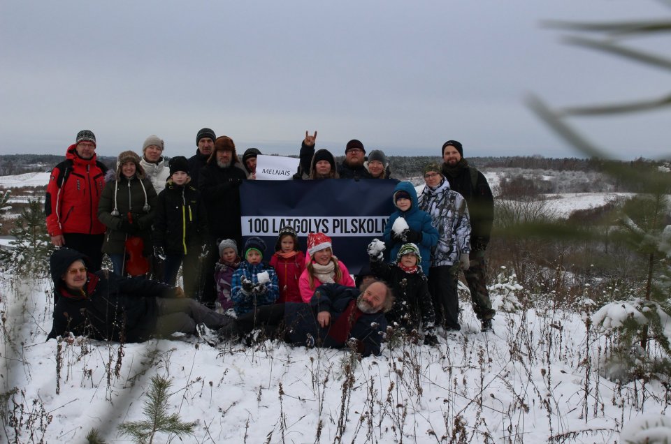 100 Latgales pilskalni. Melnais pilskalns