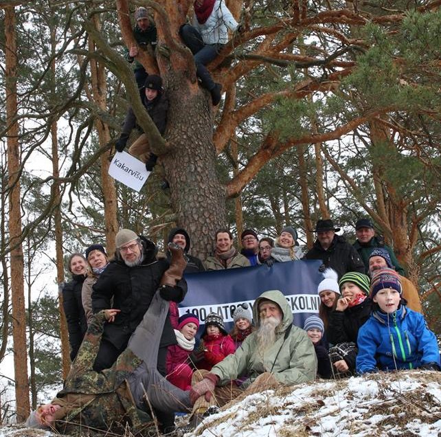 100 Latgales pilskalni. Kakarviešu pilskalns