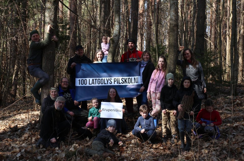 100 Latgales pilskalni. Krupenišku pilskalns