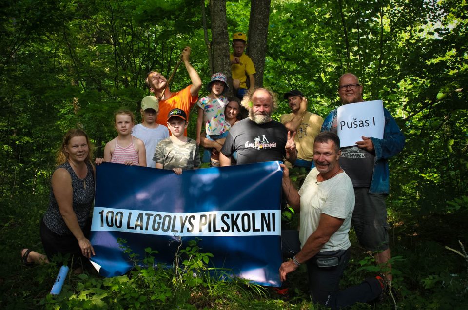 100 Latgales pilskalni. Pušas pilskalns I