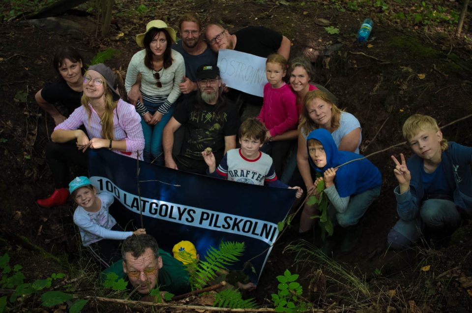 100 Latgales pilskalni. Ostrovnas pilskalns