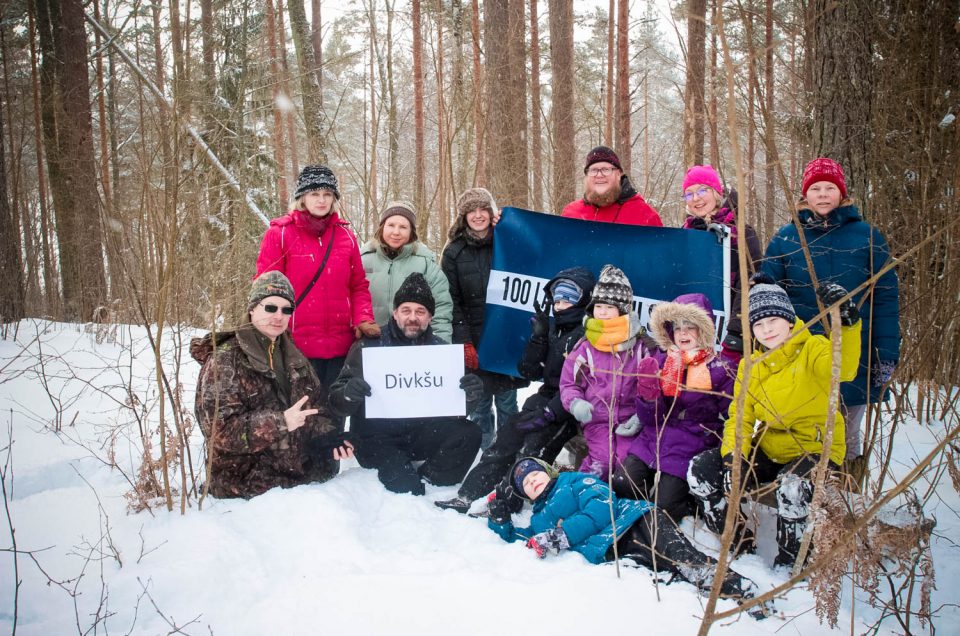 100 Latgales pilskalni. Divkšu pilskalns