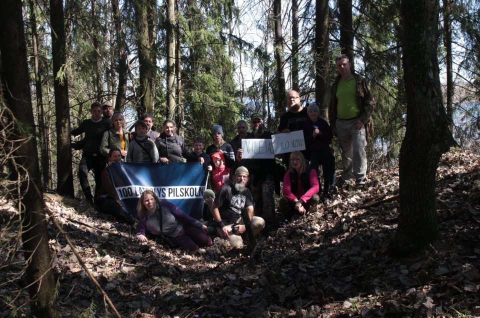 100 Latgales pilskalni. Aulejas Zilo vizbuļu pilskalns