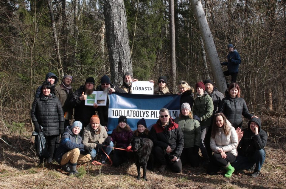 100 Latgales pilskalni. Ļūbasta pilskalns